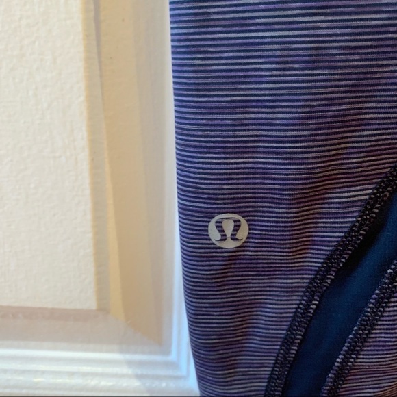 Lululemon Run Inspire Crop II Wee Are From Space Deep Indigo - Picture 6 of 10